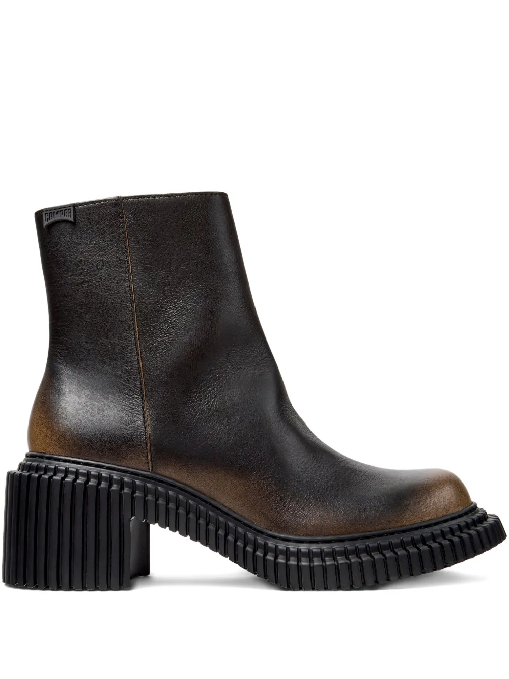 Camper 70mm Pix London zip-up boots Black