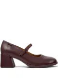 Camper buckle-strap block-heel loafers - Red