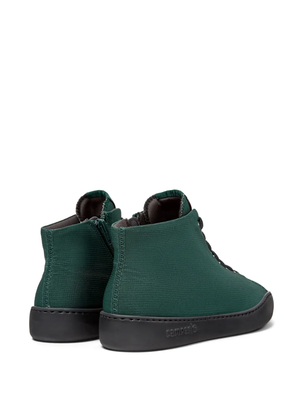 Camper Peu Touring Lace-up High-top Sneakers In Green