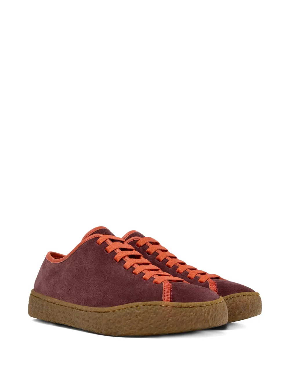 Camper Peu Terreno suede lace-up sneakers Red