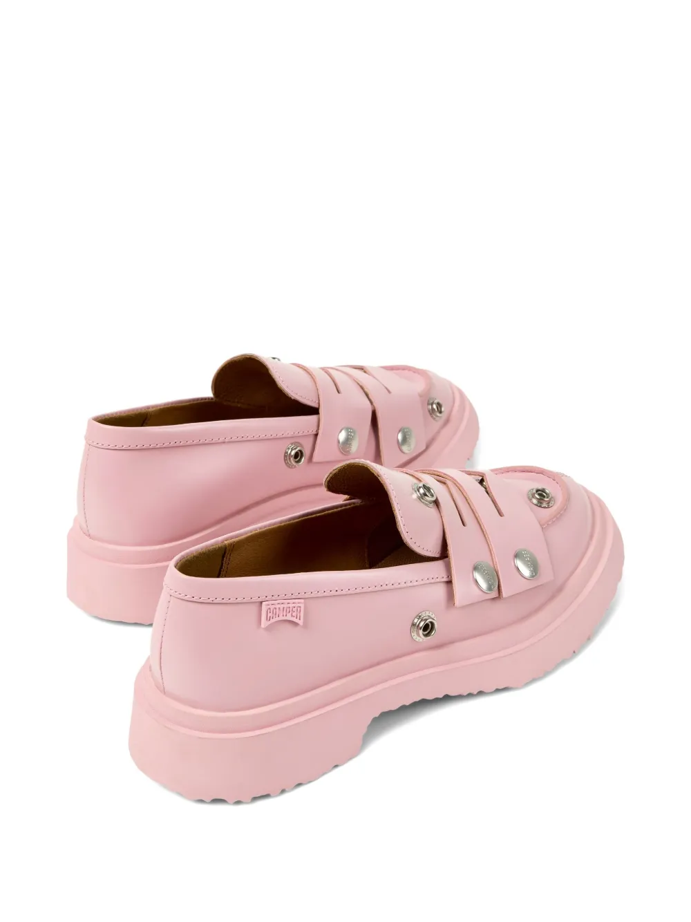 Camper Walden Twins leather loafers Pink