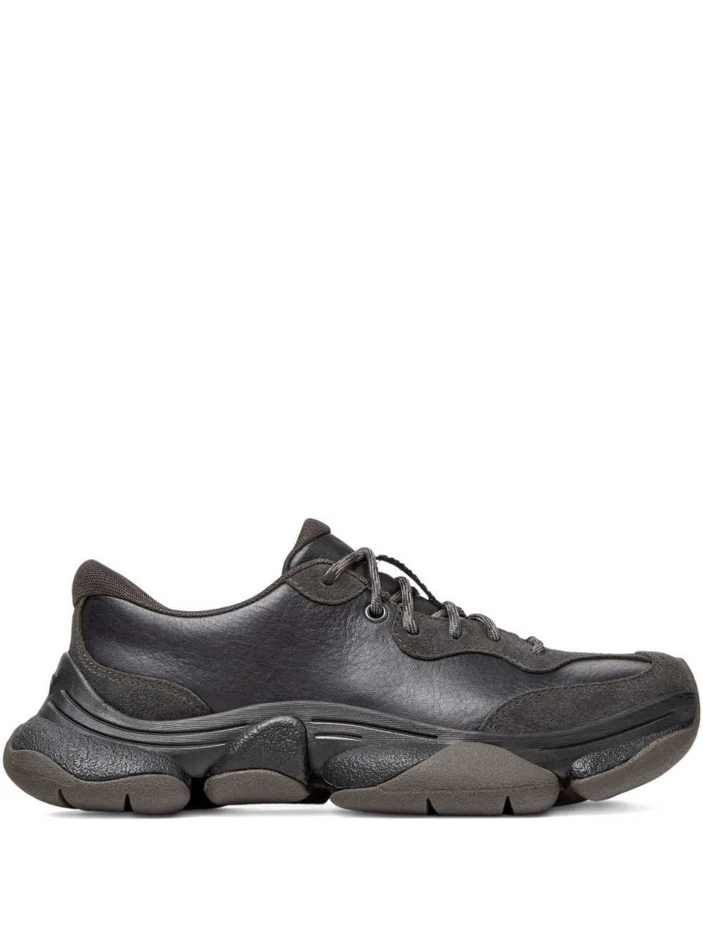 Camper Karst 2 leren sneakers Zwart