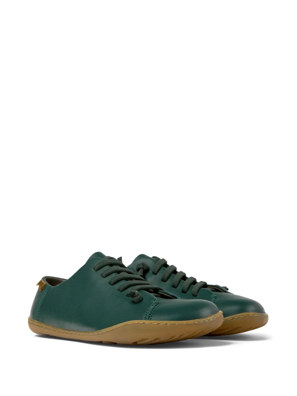 Camper Peu Cami lace-up leather sneakers Green