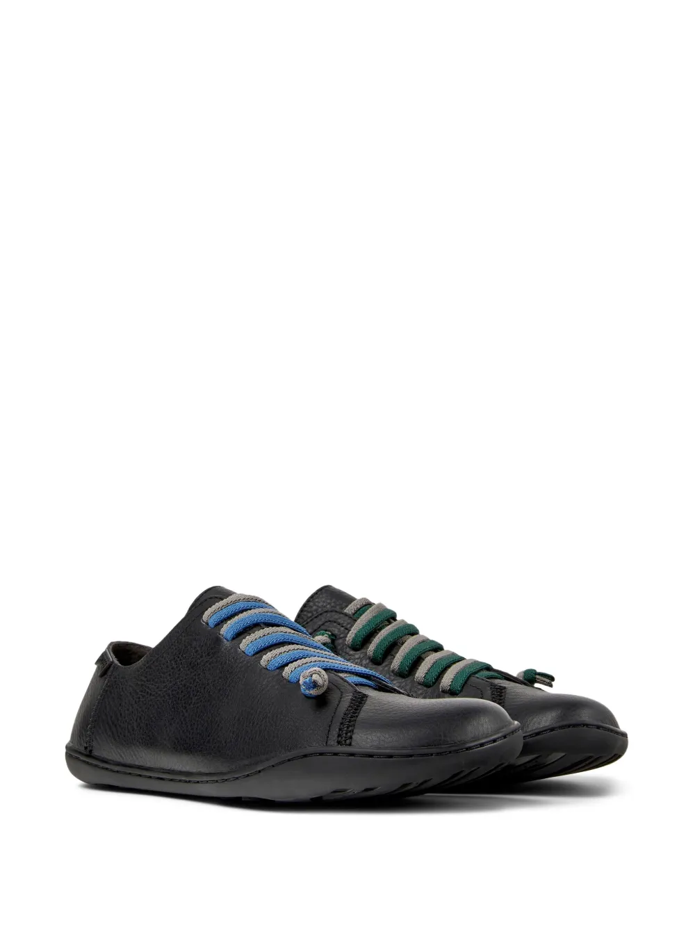 Camper Peu Twins leather lace-up sneakers Black