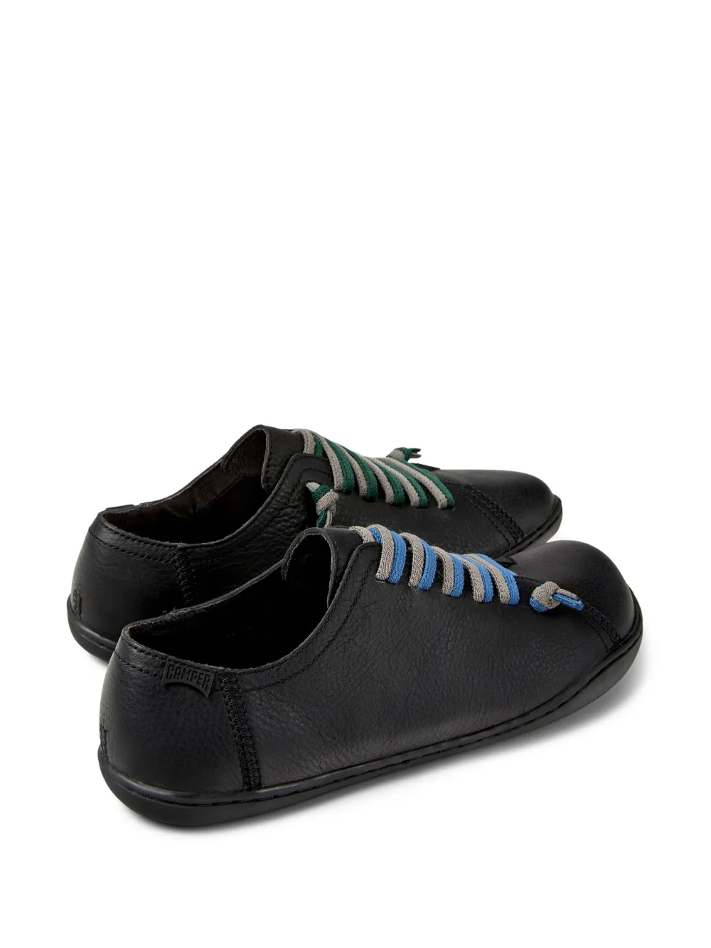 Camper Peu Twins leather lace-up sneakers Black