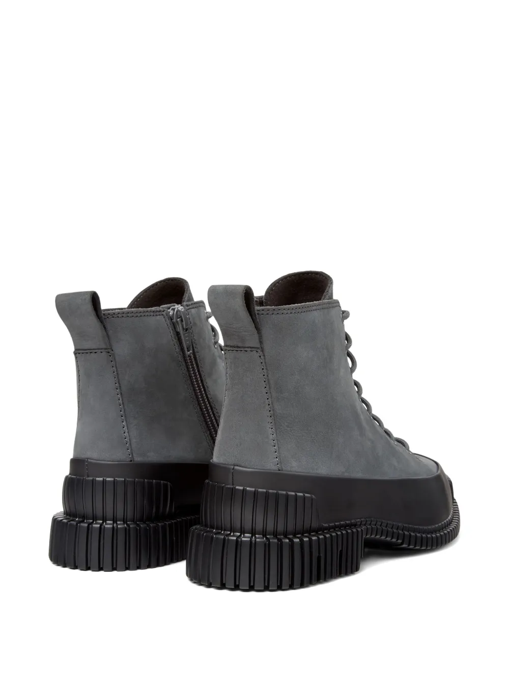 Camper Pix lace-up combat boots Grey