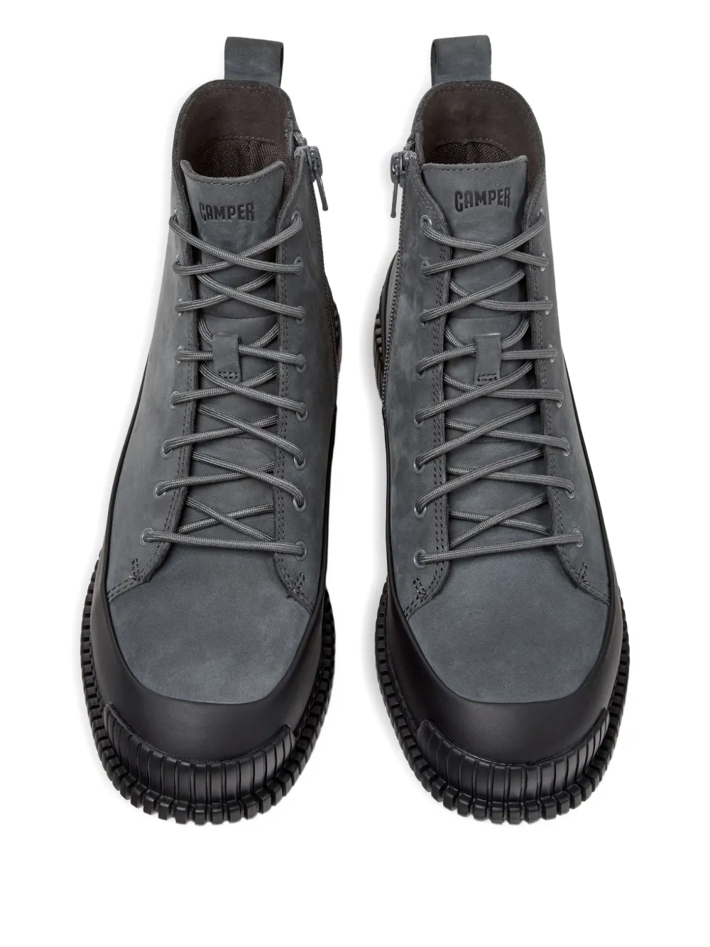 Camper Pix lace-up combat boots Grey