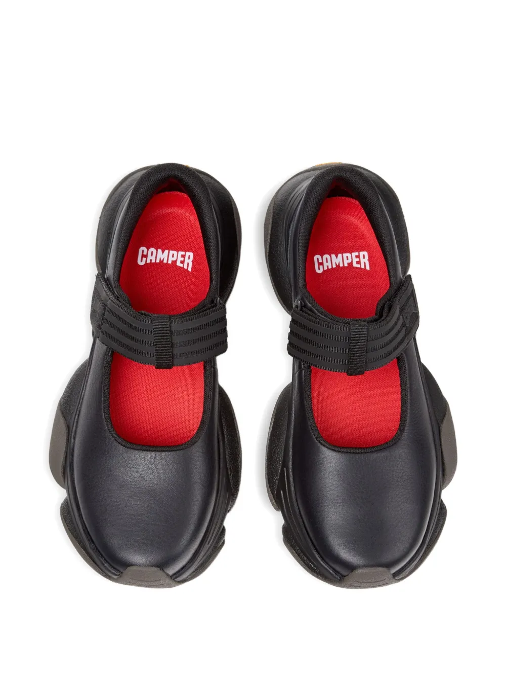 Camper Karst 2 leather slip-on sneakers Black