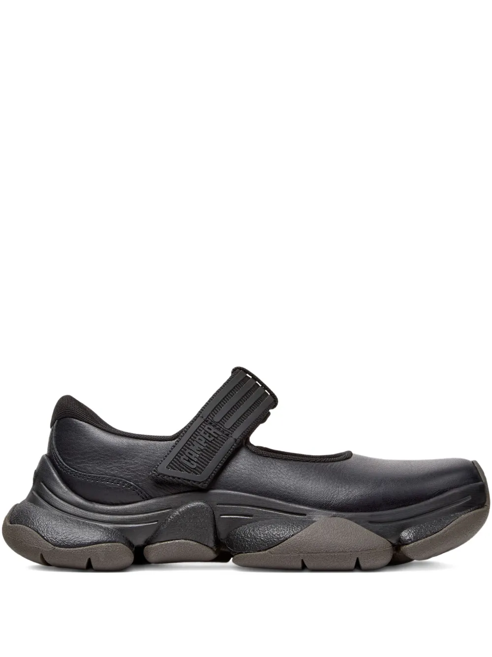 Camper Karst 2 leather slip-on sneakers Black