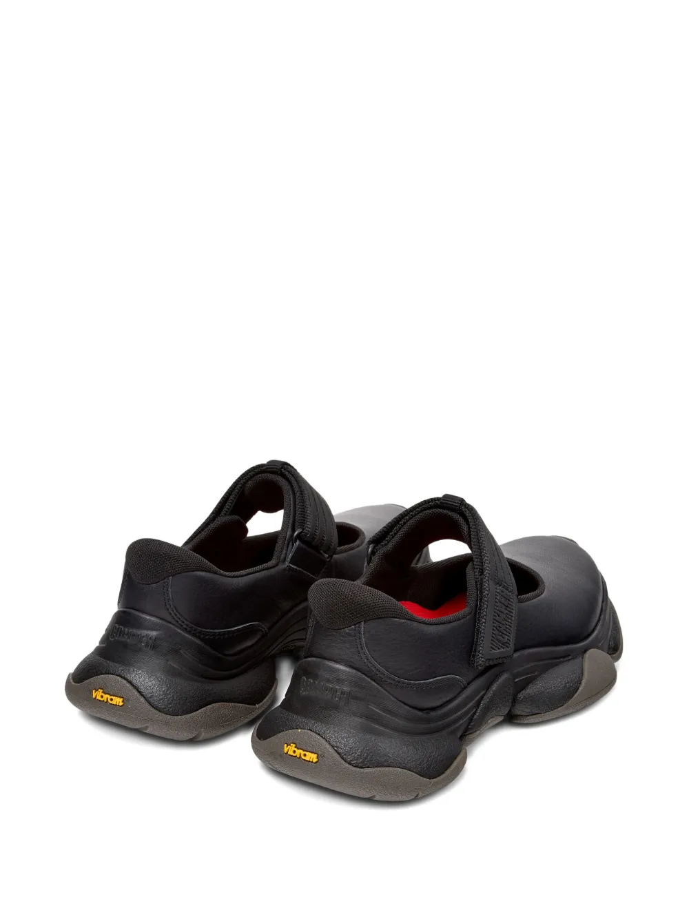Camper Karst 2 leather slip-on sneakers Black