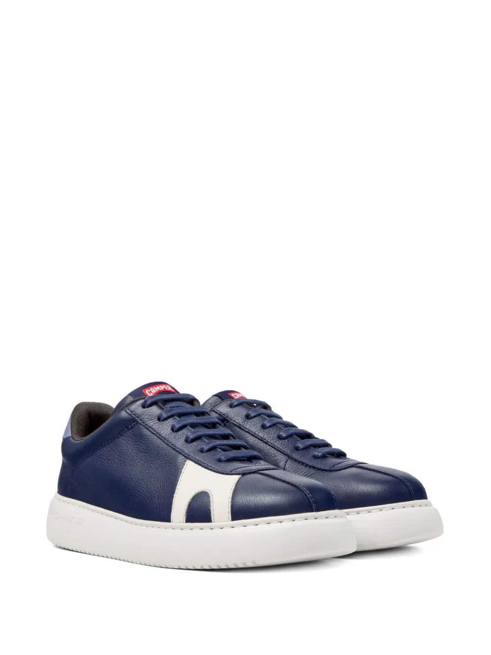 Camper Twins leather panelled sneakers Blue