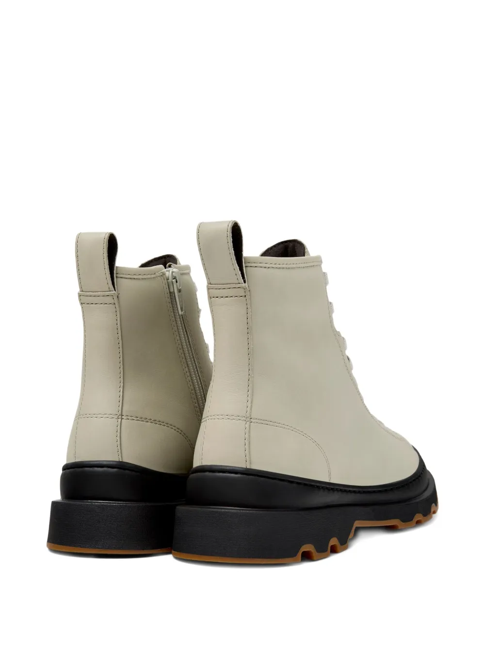 Camper Brutus+ lace-up chunky sole ankle boots Grey