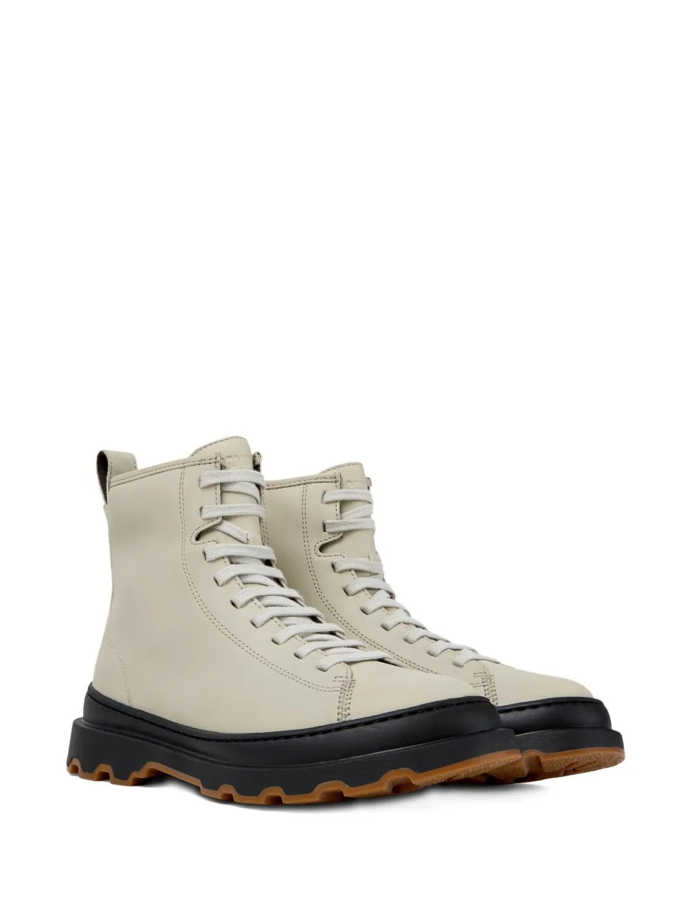 Camper Brutus+ lace-up chunky sole ankle boots Grey
