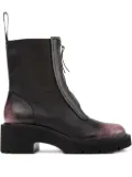 Camper 54mm Milah zip-front platform ankle boots - Black