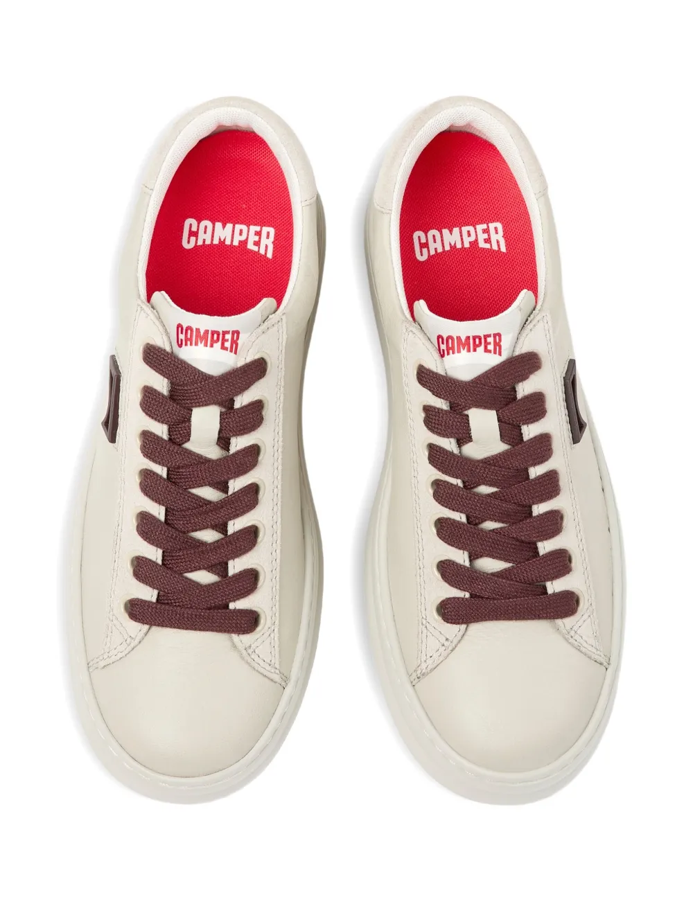 Camper Runner leather lace-up sneakers Neutrals