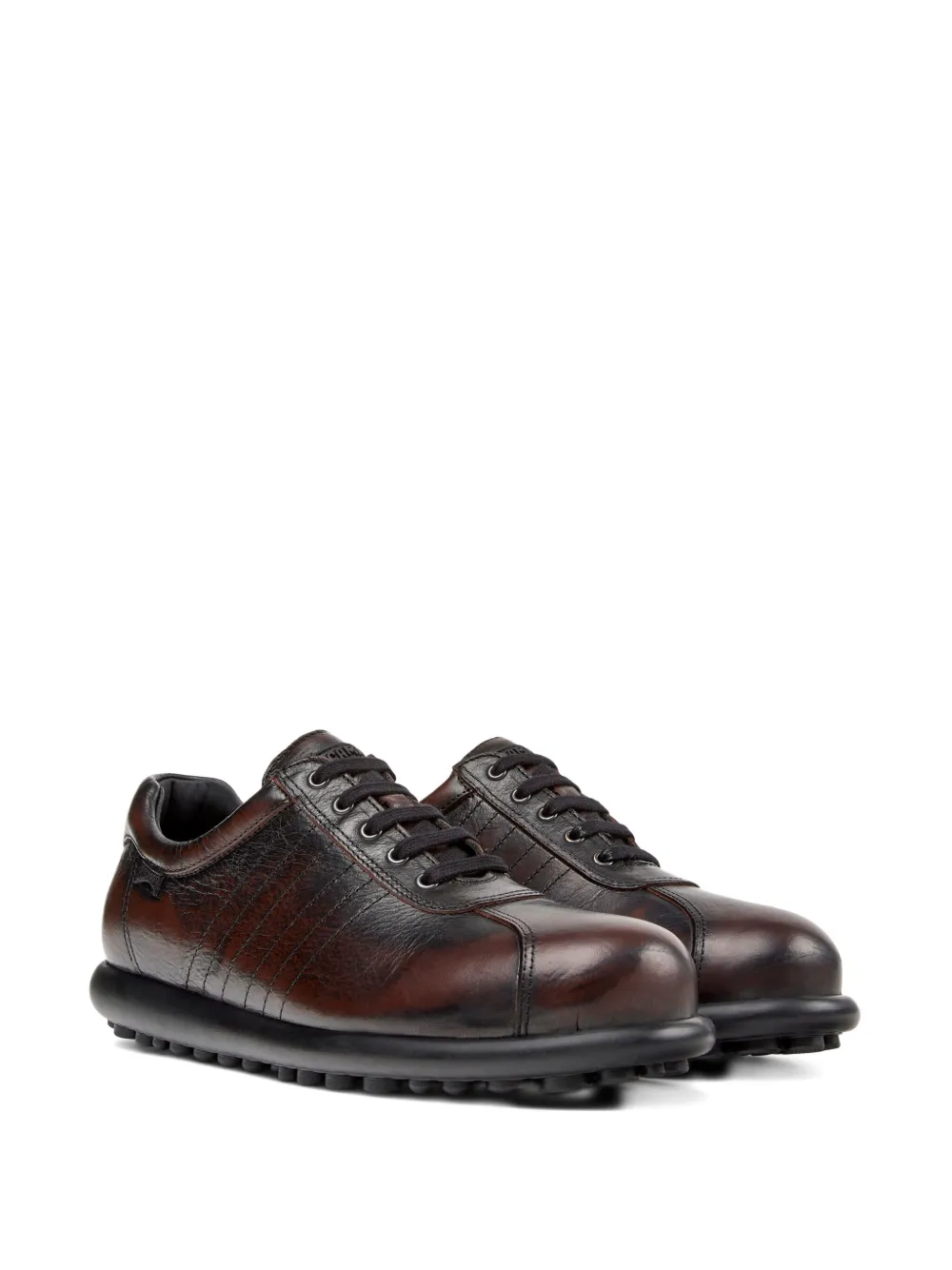 Camper Pelotas Leather Lace-up Sneakers In Red