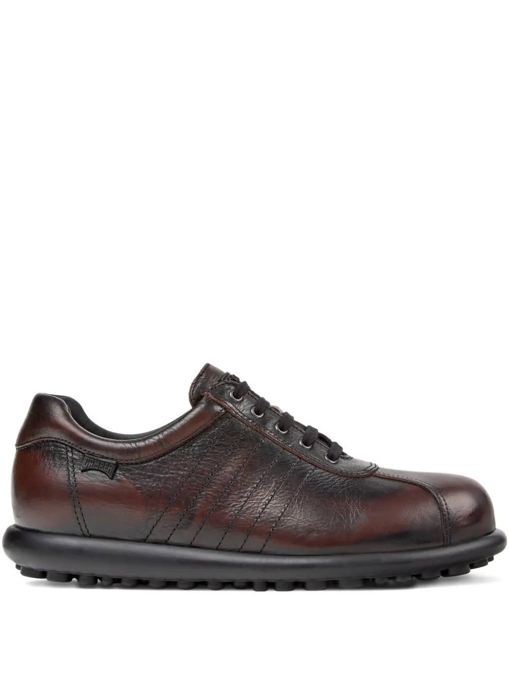 Camper Pelotas Leather Lace-up Sneakers In Red