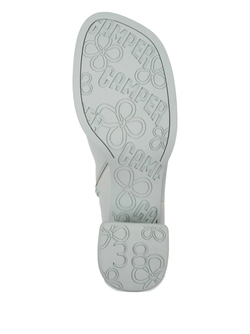 Camper leather zip-fastening block-heel boots Grey