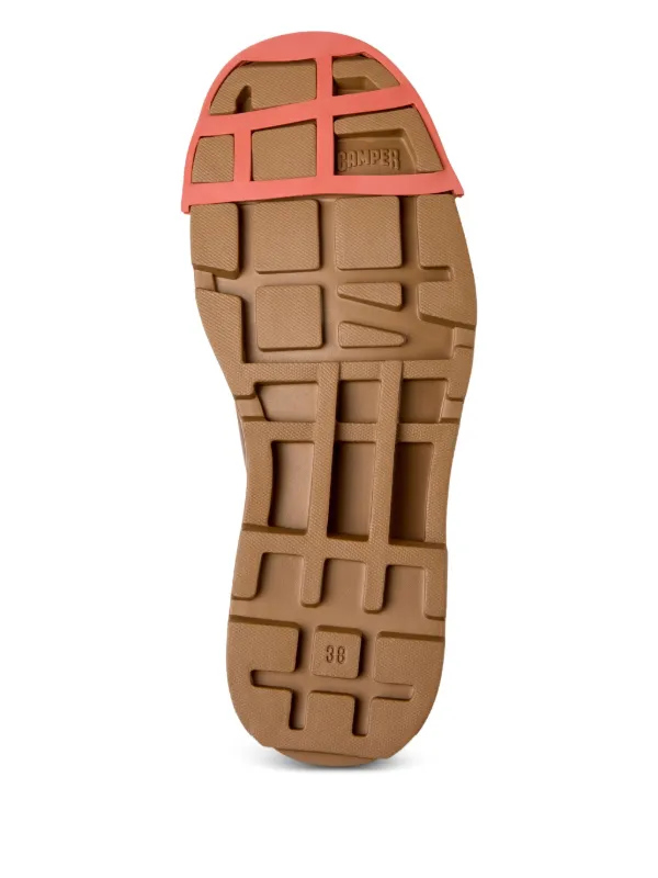 Camper Junction lace-up Leather Derby Shoes | Brown | FARFETCH