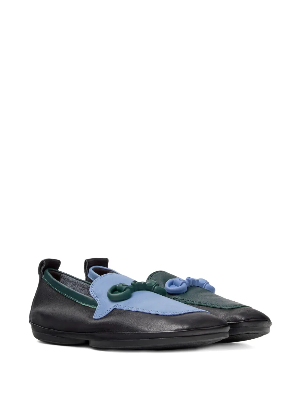 Camper Leren loafers - Zwart
