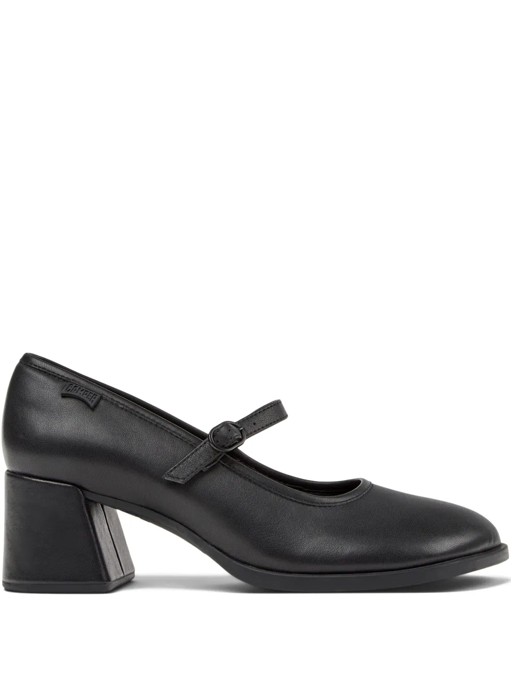 Camper leather block-heel Mary Jane shoes Black