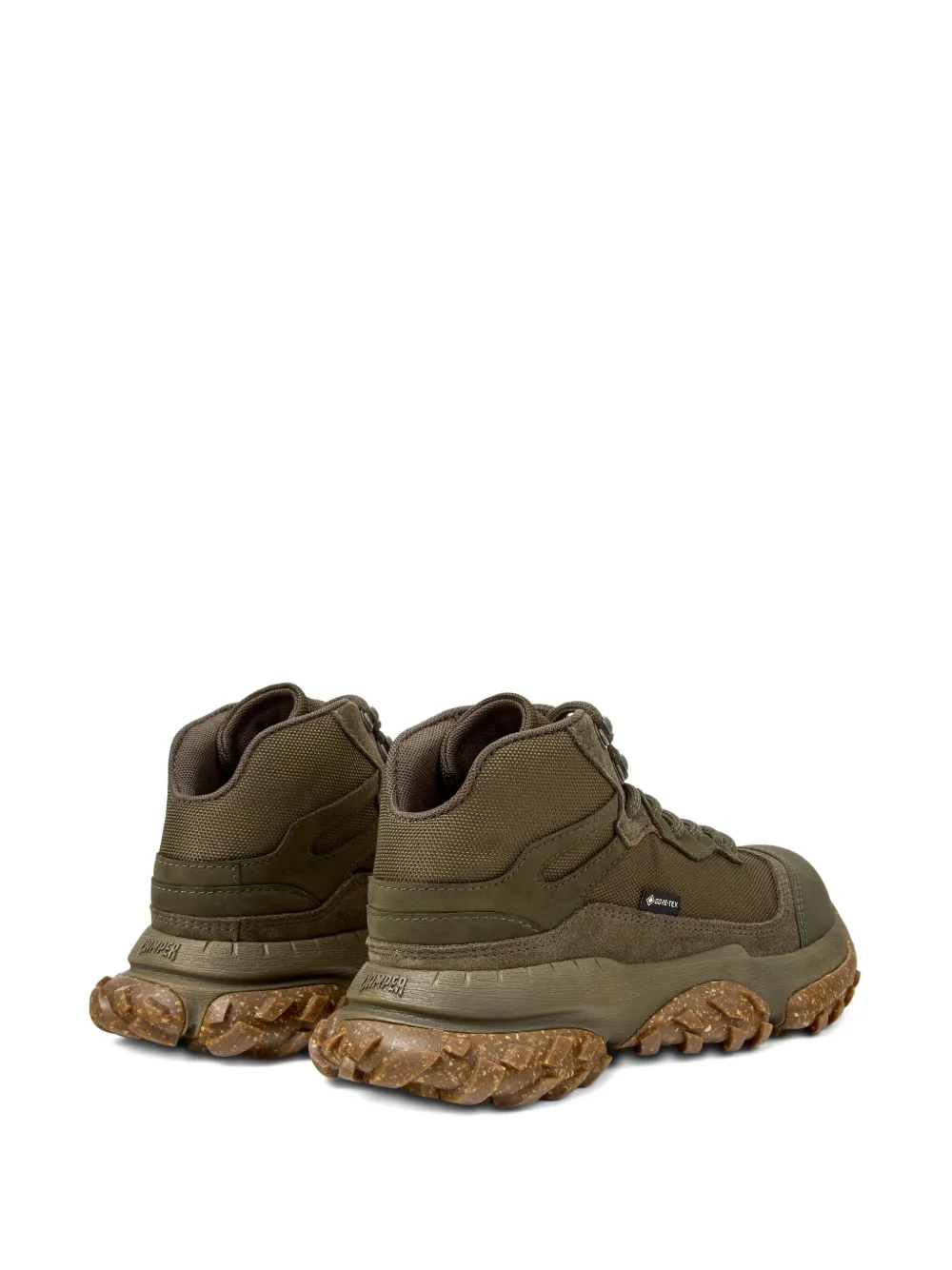 Camper Karst Trek Lace-up Performance Sneakers In Green