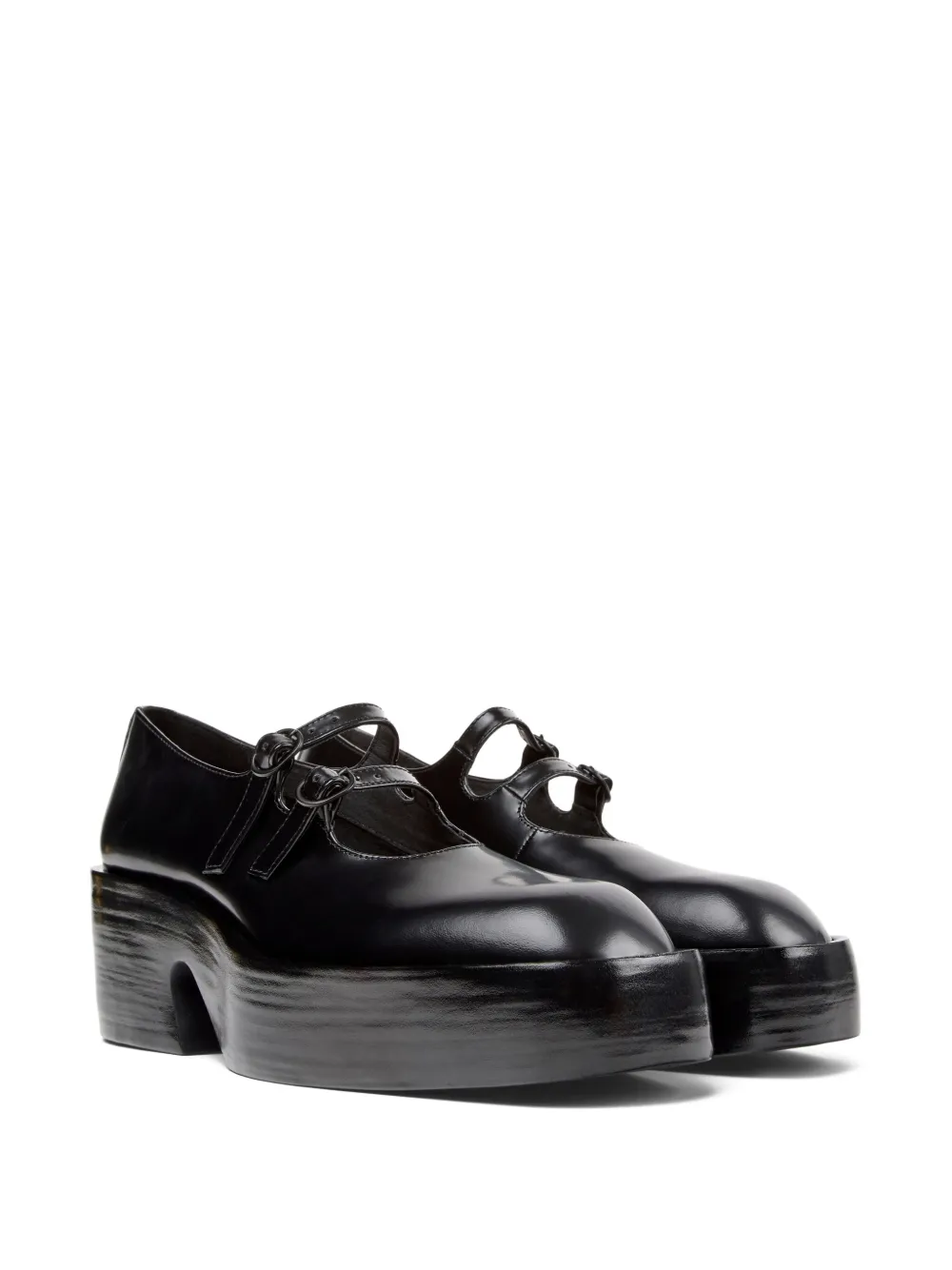 Camper Billie buckle-strap pumps Black