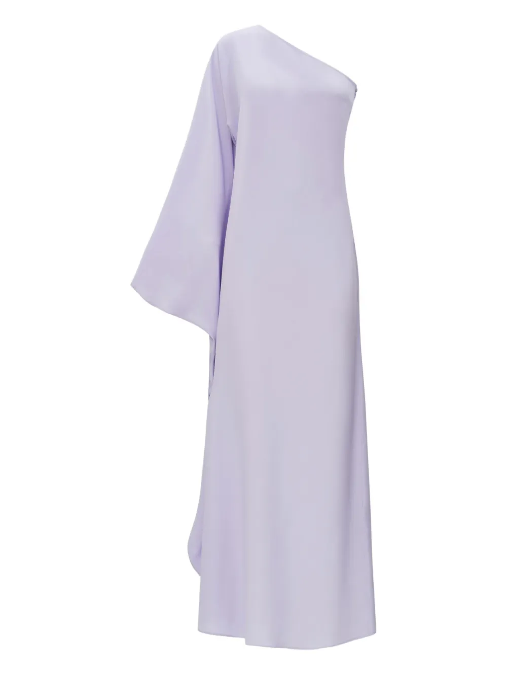 Taller Marmo one-shoulder draped maxi dress Paars