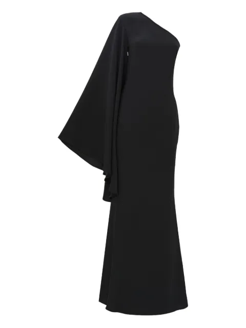 Taller Marmo Sifnos one-shoulder flared-sleeve maxi dress