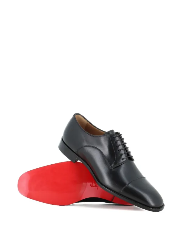 ドレスシューズ・革靴・ビジネスシューズ CHRISTIAN LOUBOUTIN TOP 5 DERBY SHOES Top 5 - Derbies - Calf leather - Black - Men - Christian