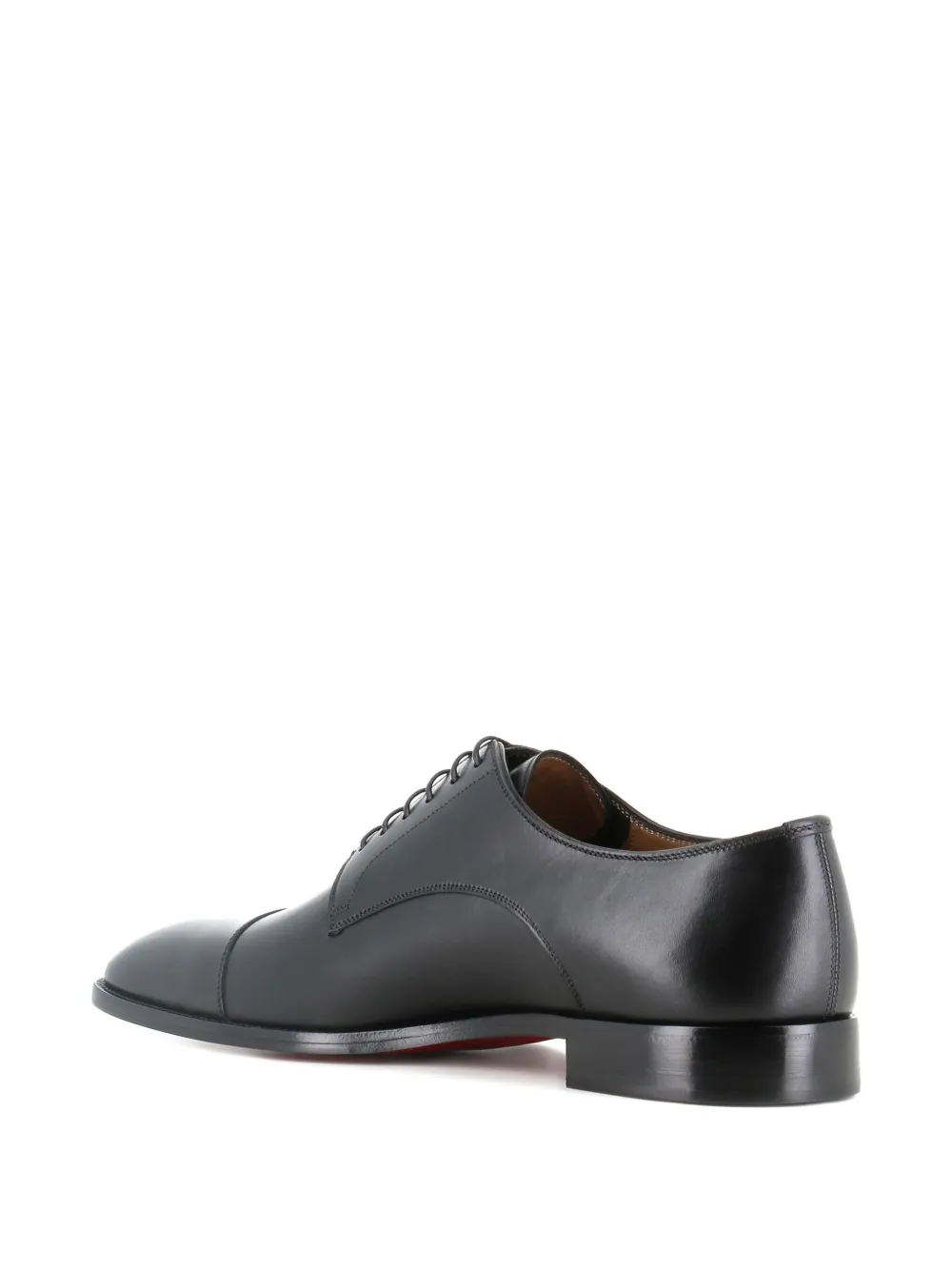 Christian Louboutin Top 5 Leather Derby Shoes | Black | FARFETCH AO