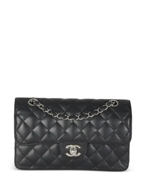 CHANEL Pre-Owned Kleine Classic Double Flap Schultertasche mit Steppung