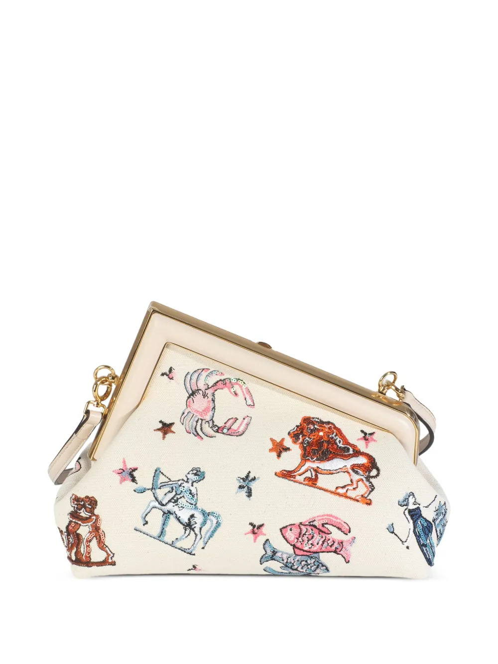 Fendi Pre-Owned Astrology Embroidered canvas bag | Pre-Owned | Image 2