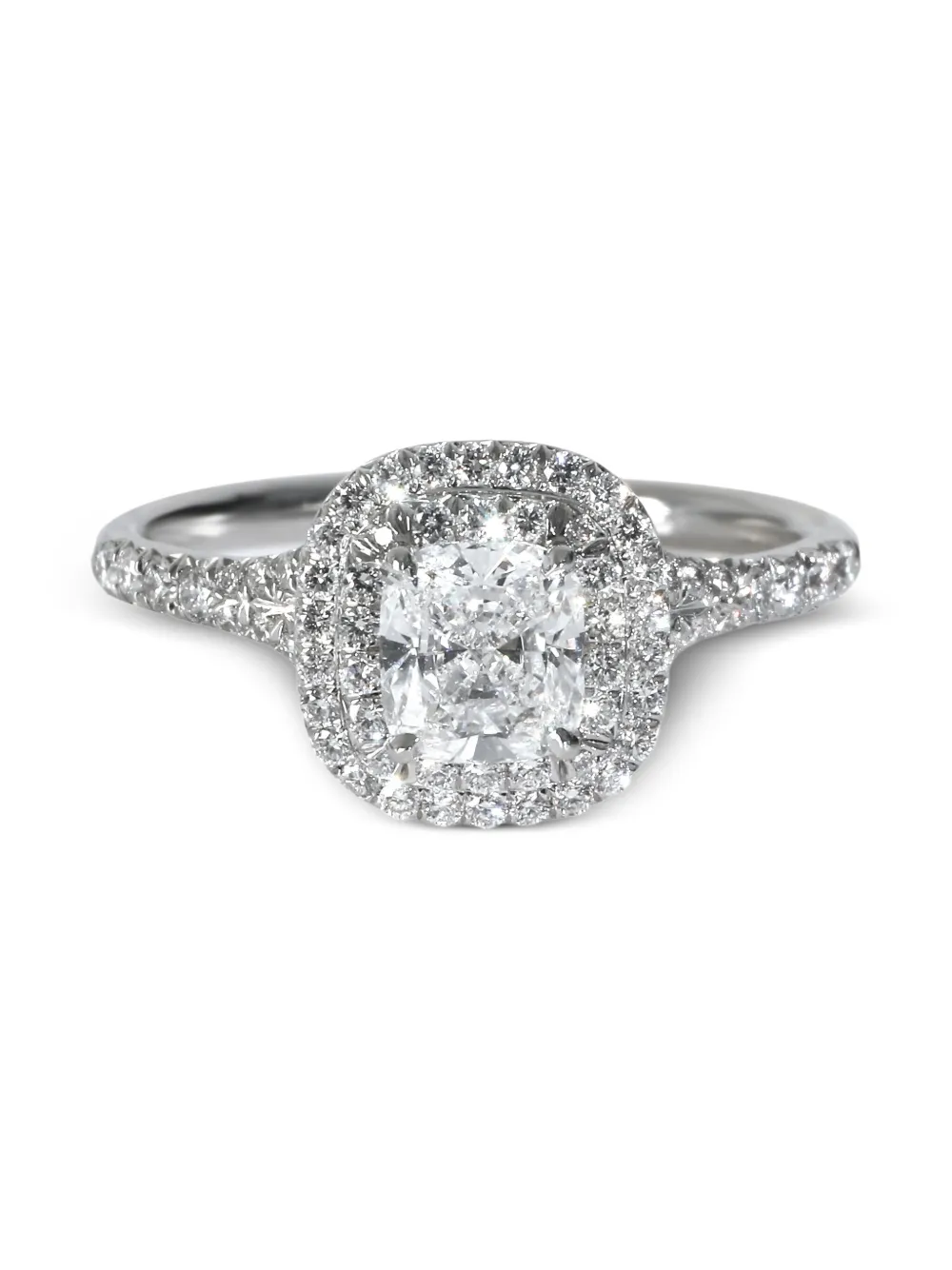 Tiffany & Co. Pre-Owned platinum Soleste diamond ring | Silver | Image 1