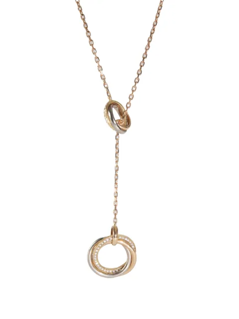 Cartier collier Trinity 3-Tone en or blanc 18ct