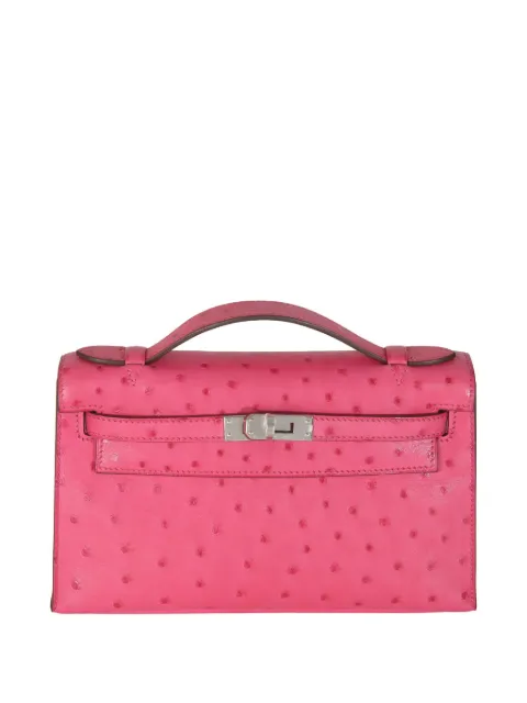 Hermès Pre-Owned 2019 Ostrich Kelly Pochette bag