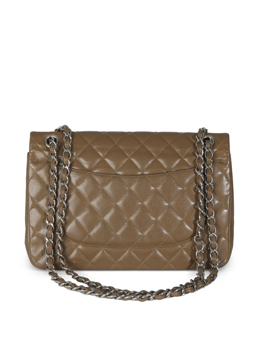 CHANEL Pre-Owned Quilted Caviar Jumbo Double Flap shoulder bag | Pre-Owned | Image 2