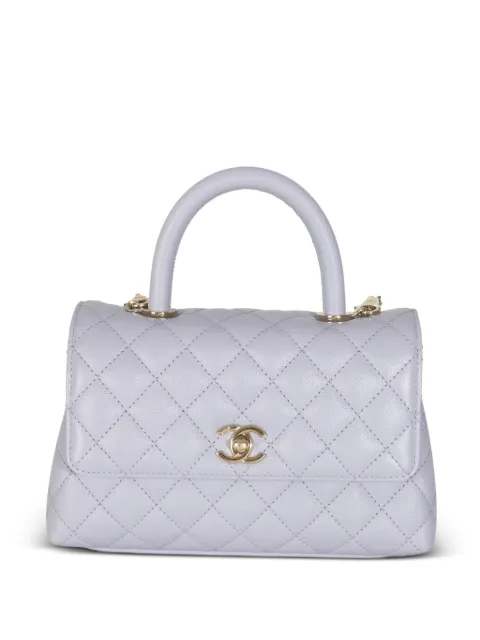 CHANEL Pre-Owned 2021 mini quilted Coco bag 