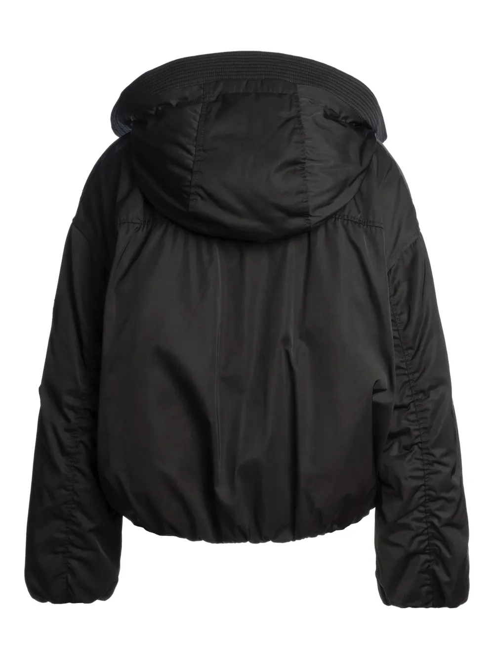 Parajumpers Hooded Drawstring Jacket In Black