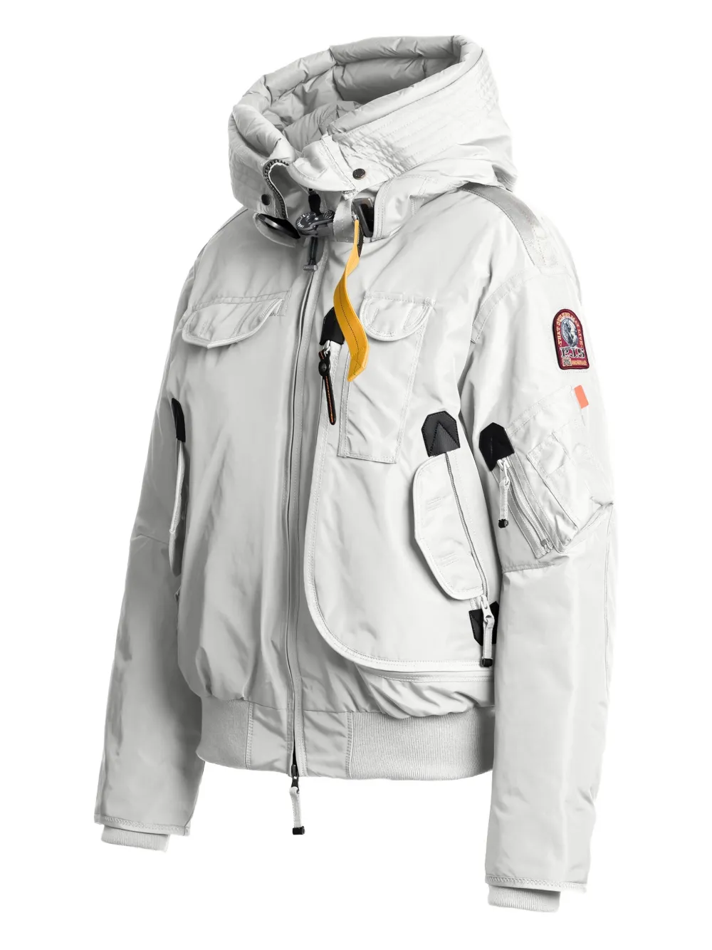 Parajumpers Gobi Hooded Bomber Jacket In White