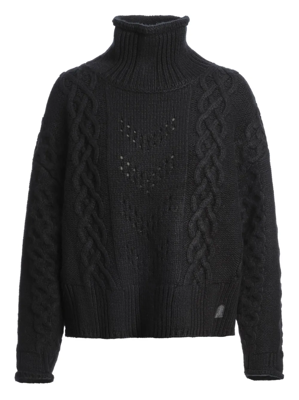 Parajumpers Kabelgebreide coltrui Zwart