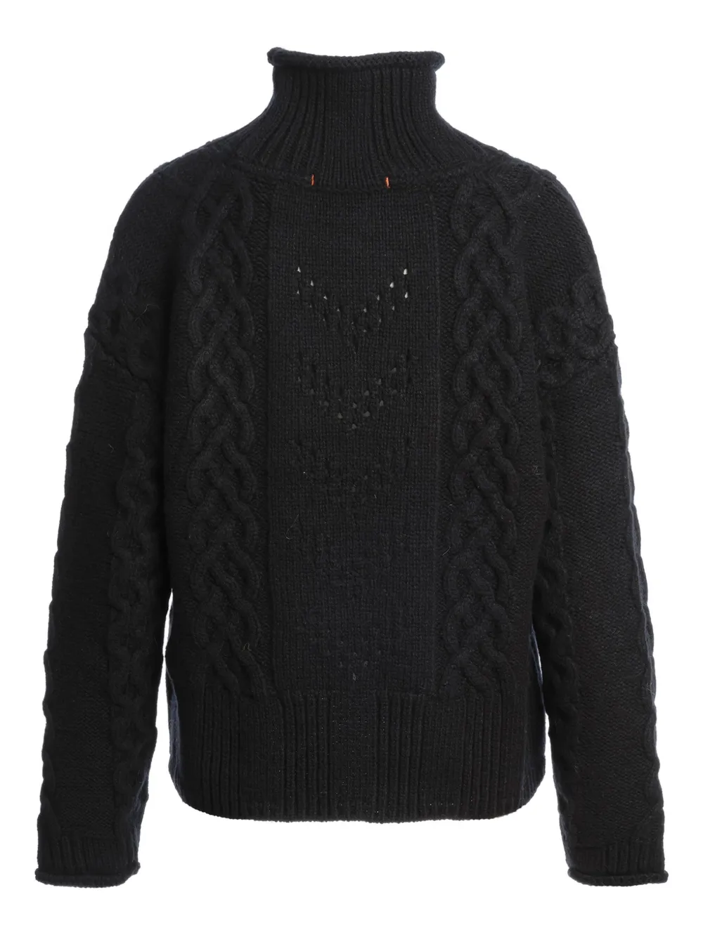 Parajumpers Kabelgebreide coltrui Zwart