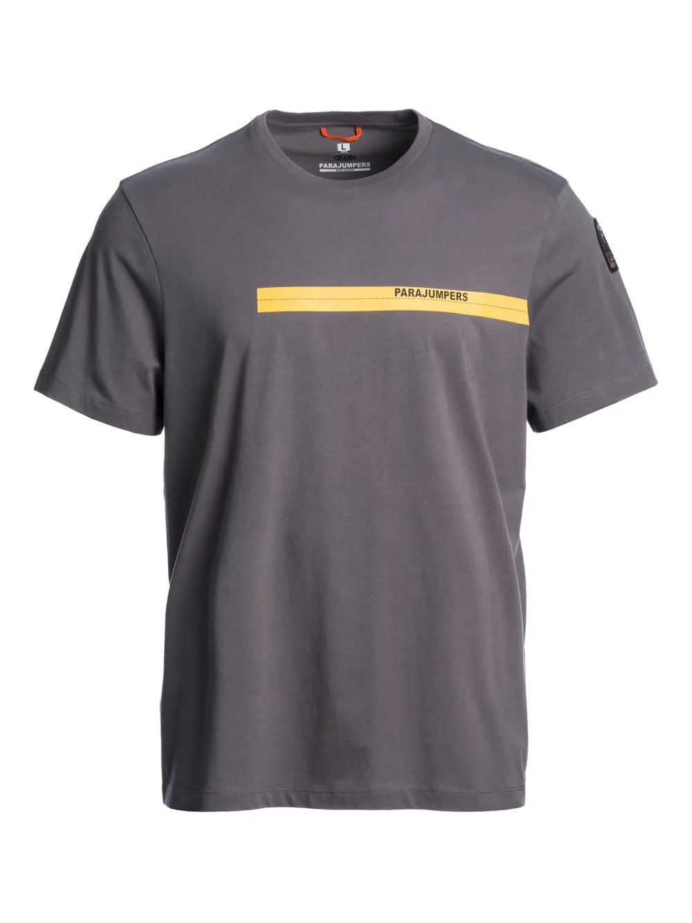 Parajumpers T-shirt met logopatch Grijs
