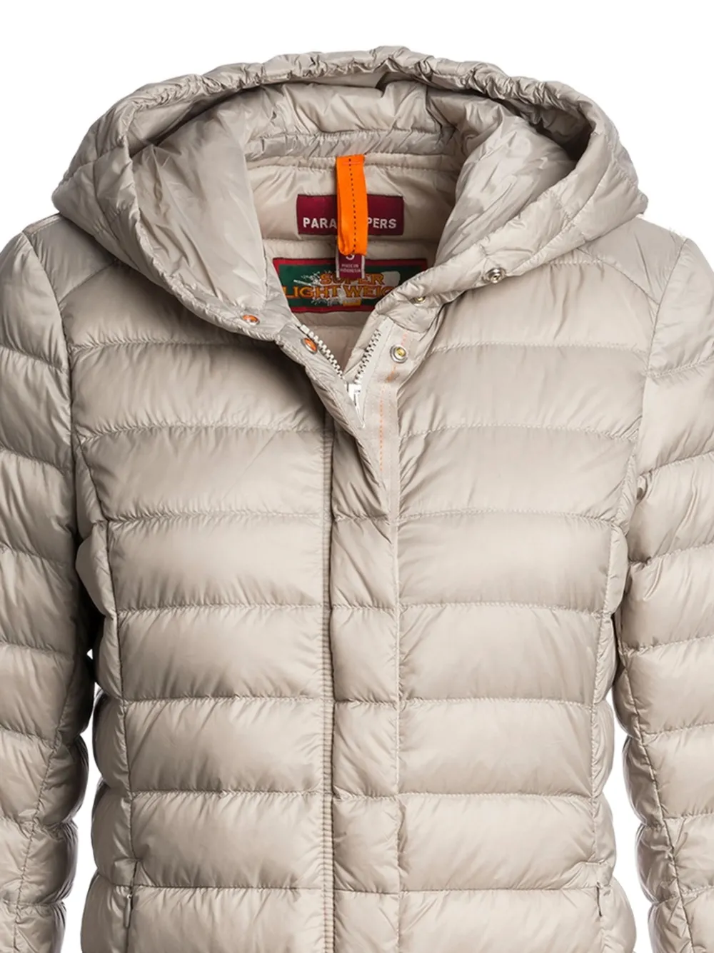 Parajumpers Gewatteerde jas met capuchon Beige
