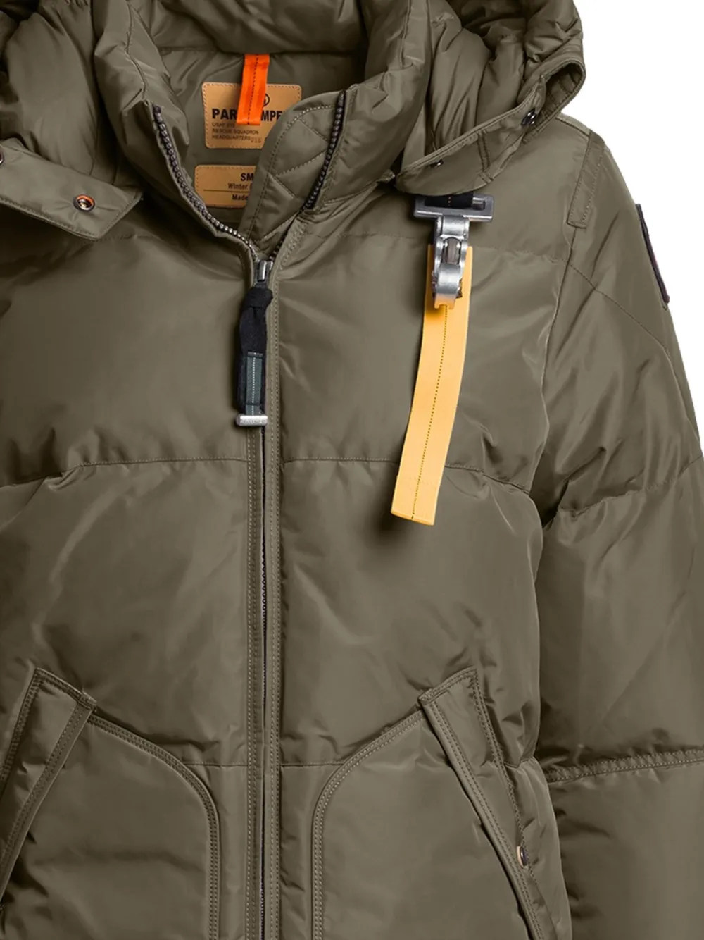 Parajumpers Hooded Quilted Jacket In Multi