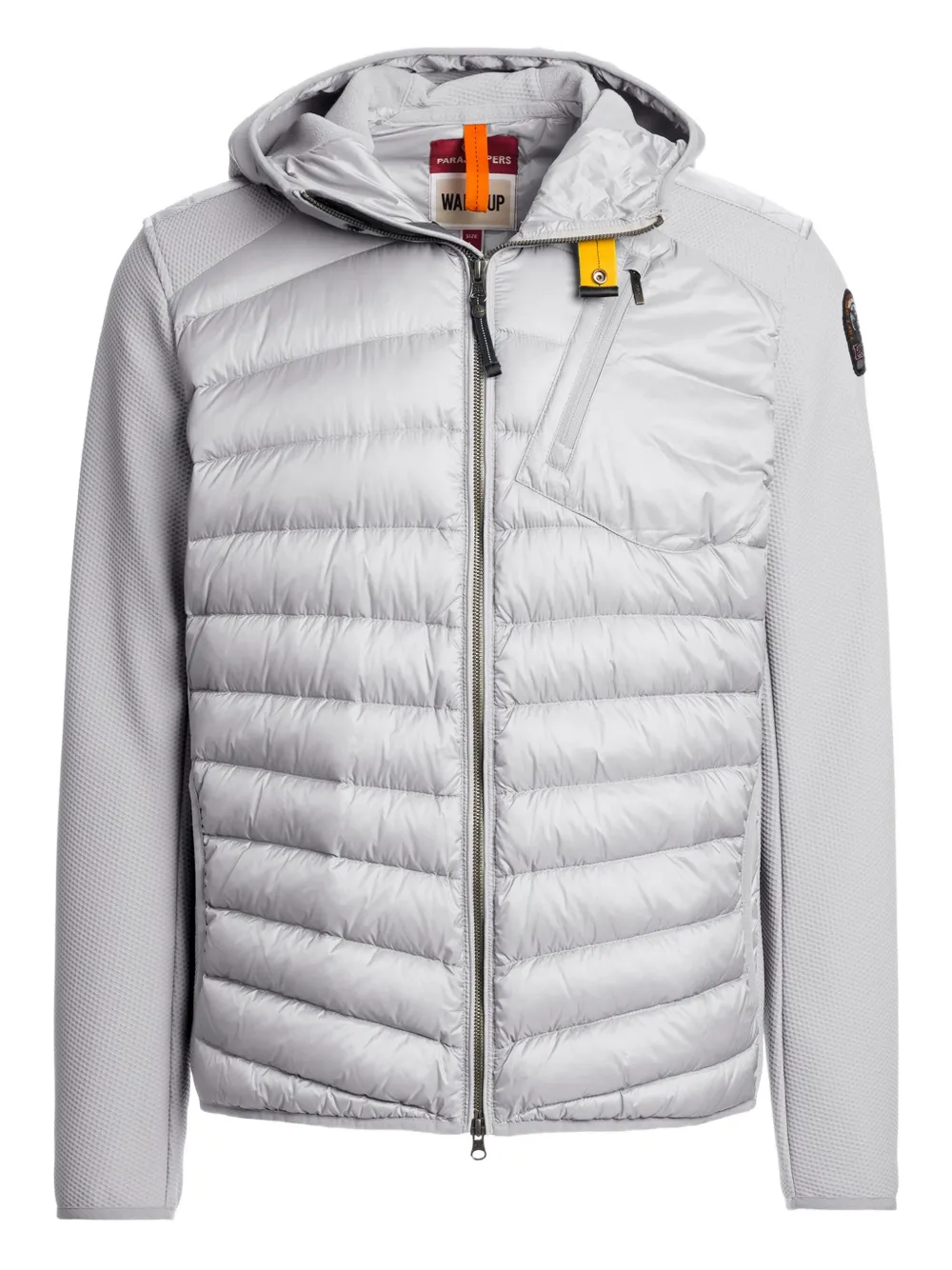 Parajumpers Nolan Quilted Hooded Jacket In Gray