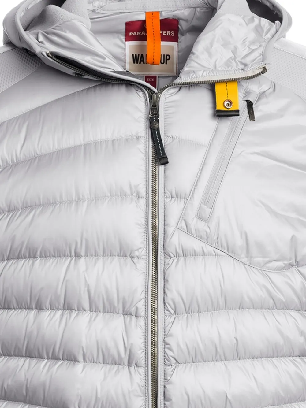 Parajumpers Nolan Quilted Hooded Jacket In Gray