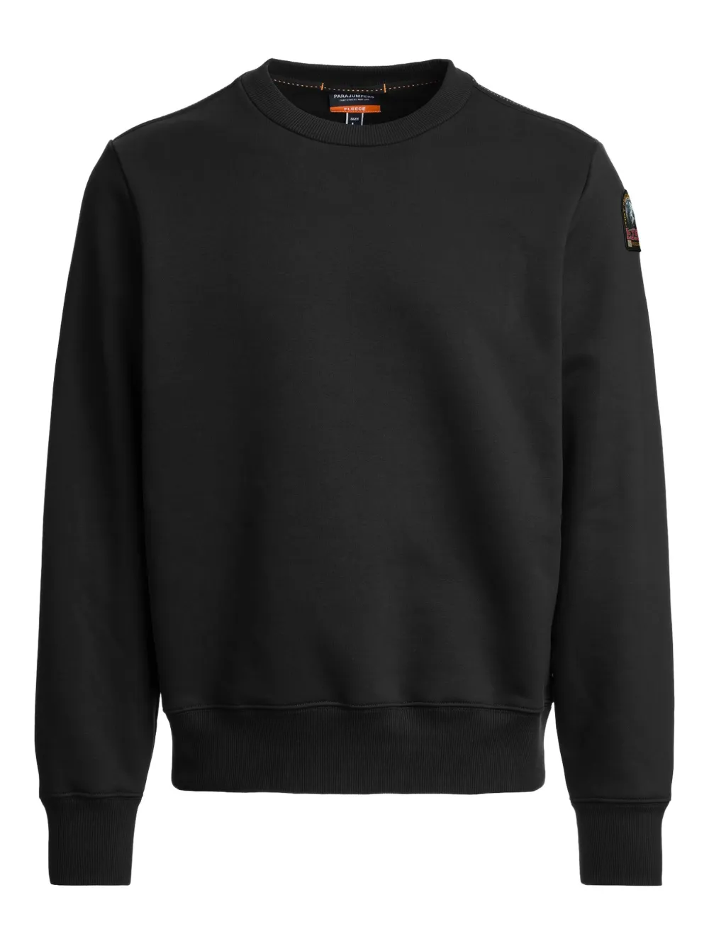logo-patch crew-neck sweatshirt