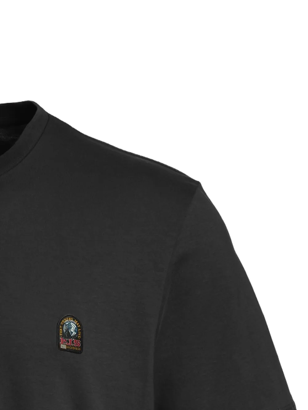 Parajumpers T-shirt met logopatch Zwart