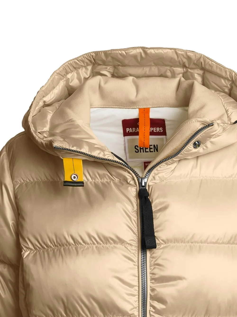 Parajumpers Hooded Quilted Jacket In Neutral